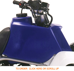 IMS Oversized 5.0 Gallon Fuel Gas Tank BLACK Yamaha Raptor 660