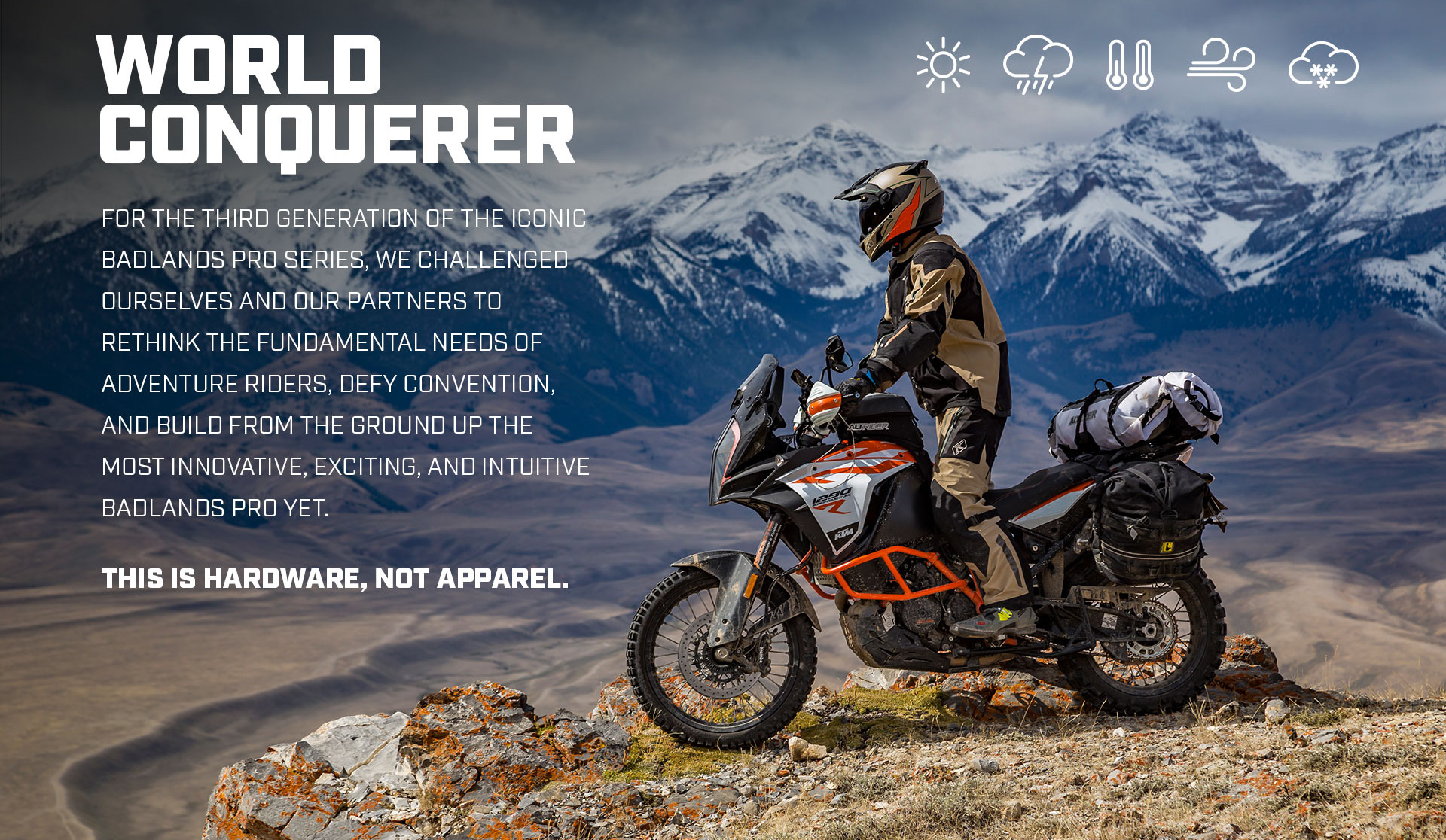 Klim Badlands Aero Pro Short Adventure Armored Leather Motorcycle Gloves XL 2X